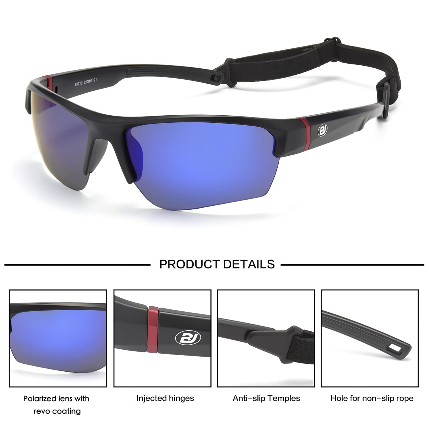 Floating Polarized Sunglasses for Men Women Fishing Boating Sailing Beach Kayaking Surfing Skiing Unsinkable Water Sports Glasses BJ710-1